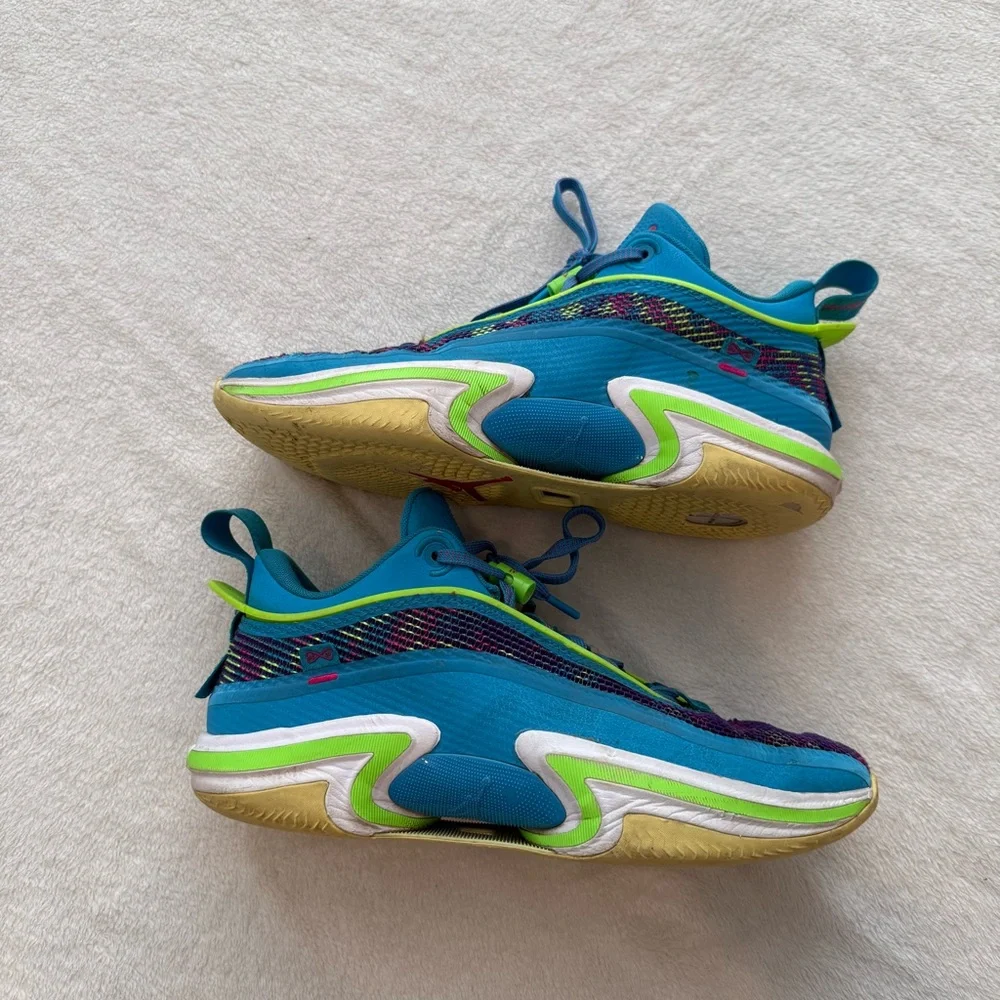 Nike Air Jordan 36 Low Luka PF Laser Blue Green Basketball